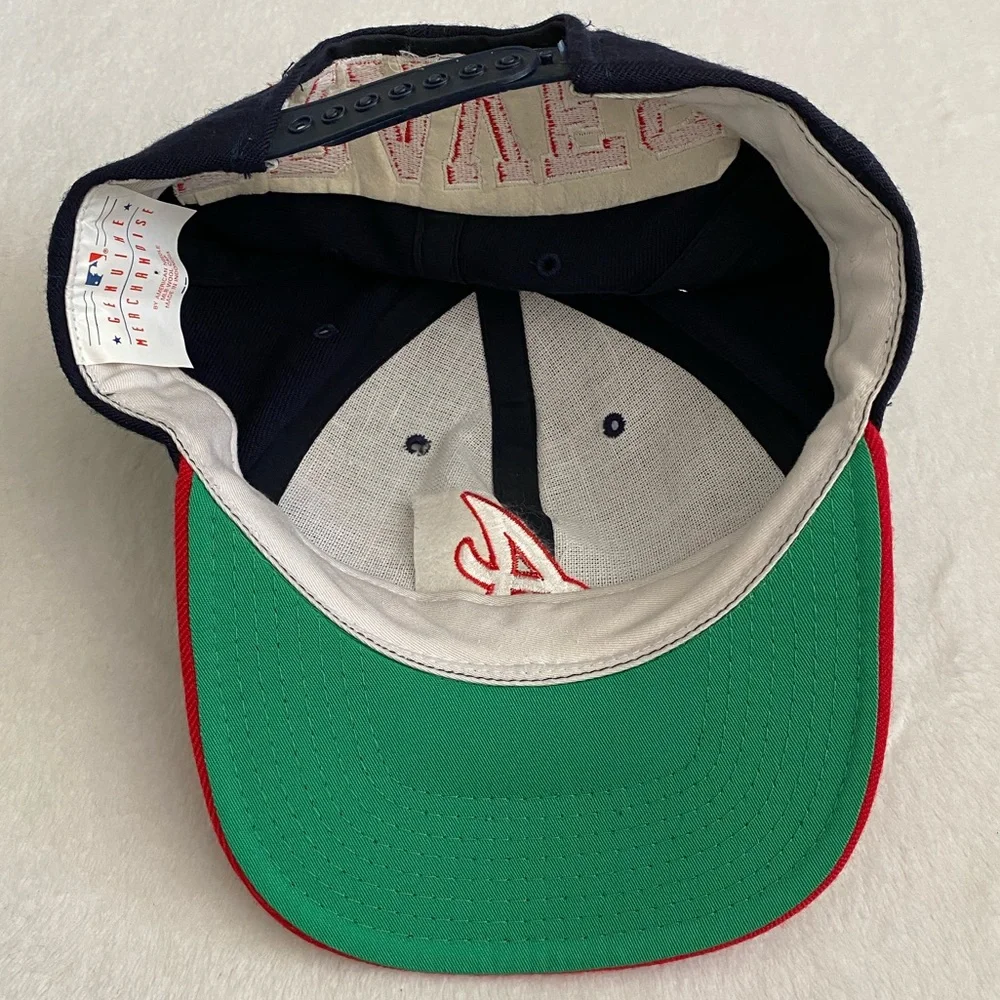 {VTG} Genuine Merchandise American Needle | Atlanta Braves Spellout Snapback Hat - Picture 8 of 15